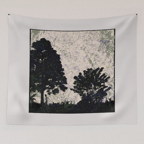 Item preview, Marble effect tree silhouette - pink / cream designed and sold by Carrie_Anne_Designs.