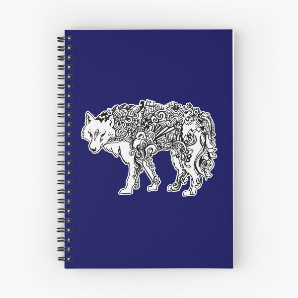 Item preview, Doodle Wolf (Sticker designed and sold by artkellyyy.