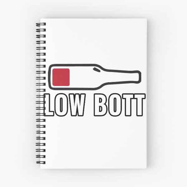 Item preview, Low Bott Bottle of Red Wine Half Empty Wine Lover designed and sold by tarek25.