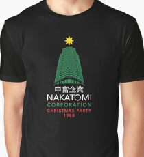 Nakatomi Corporation Christmas Party Tower Graphic T-Shirt