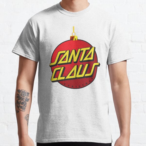 Weihnachtsmann kommt auf Skateboard Classic T-Shirt