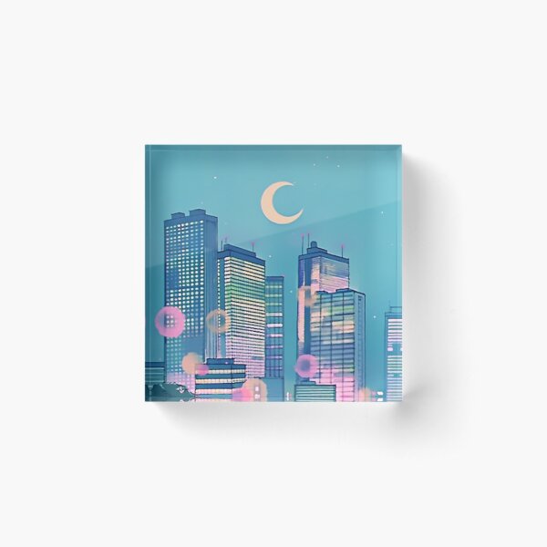 Classic Shoujo skies Acrylic Block