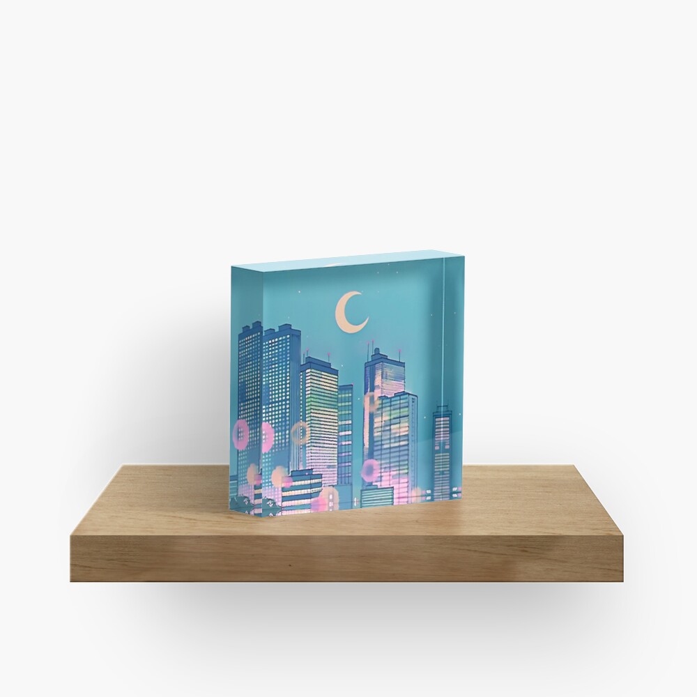 Classic Shoujo skies Acrylic Block