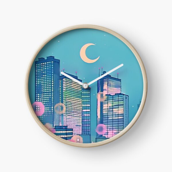 Classic Shoujo skies Clock