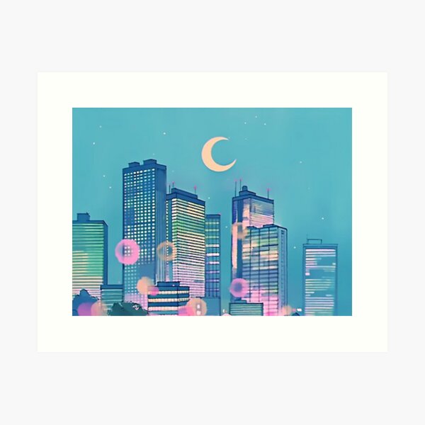Classic Shoujo skies Art Print