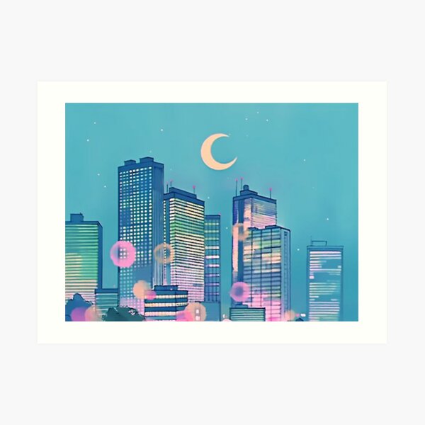 Classic Shoujo skies Art Print