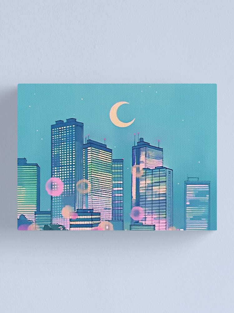 Alternate view of Classic Shoujo skies Canvas Print