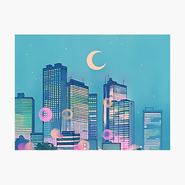 Classic Shoujo skies Photographic Print