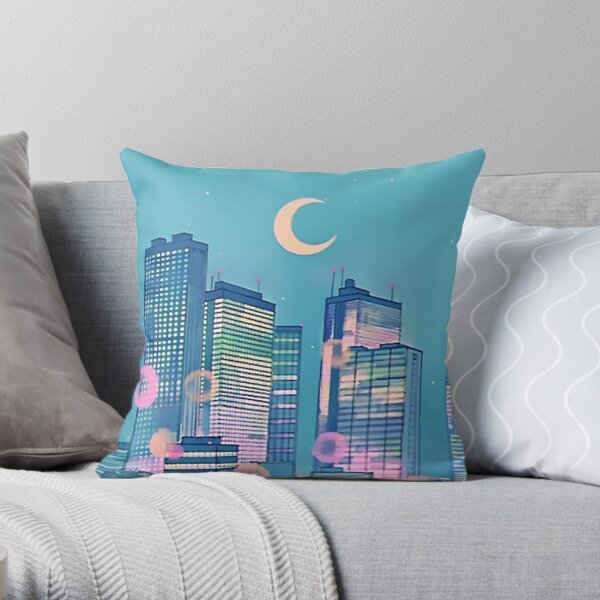 Classic Shoujo skies Throw Pillow