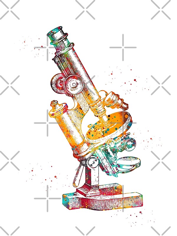 "Vintage Compound Microscope" by erzebetth | Redbubble