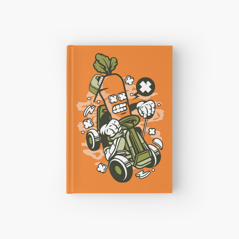 Carrot Gokart Rider - Cartoon Character - Fun illustration for people who love the adrenaline of extreme sports ! Carrot Gokart Rider - Cartoon Character - Fun illustration for people who love the adrenaline of extreme sports !