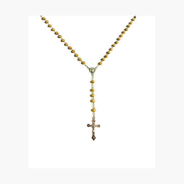 Rosary Biblical Catholic Prayer Fatima Virgin Mary Message Photographic Print