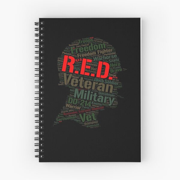 Item preview, Veteran RED word cloud designed and sold by DBA-Dezines.