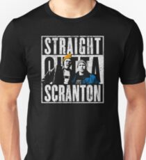 Straight Outta Scranton - Lazy Scranton Slim Fit T-Shirt