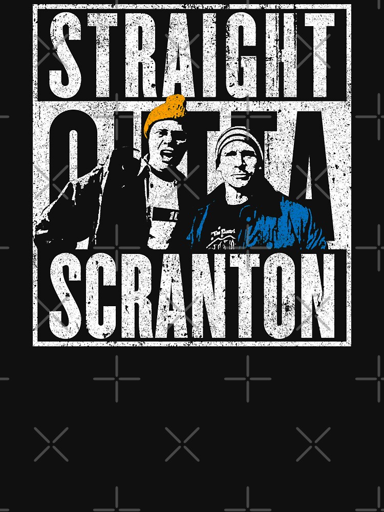 Thumbnail 7 of 7, Essential T-Shirt, Straight Outta Scranton - Lazy Scranton designed and sold by huckblade.