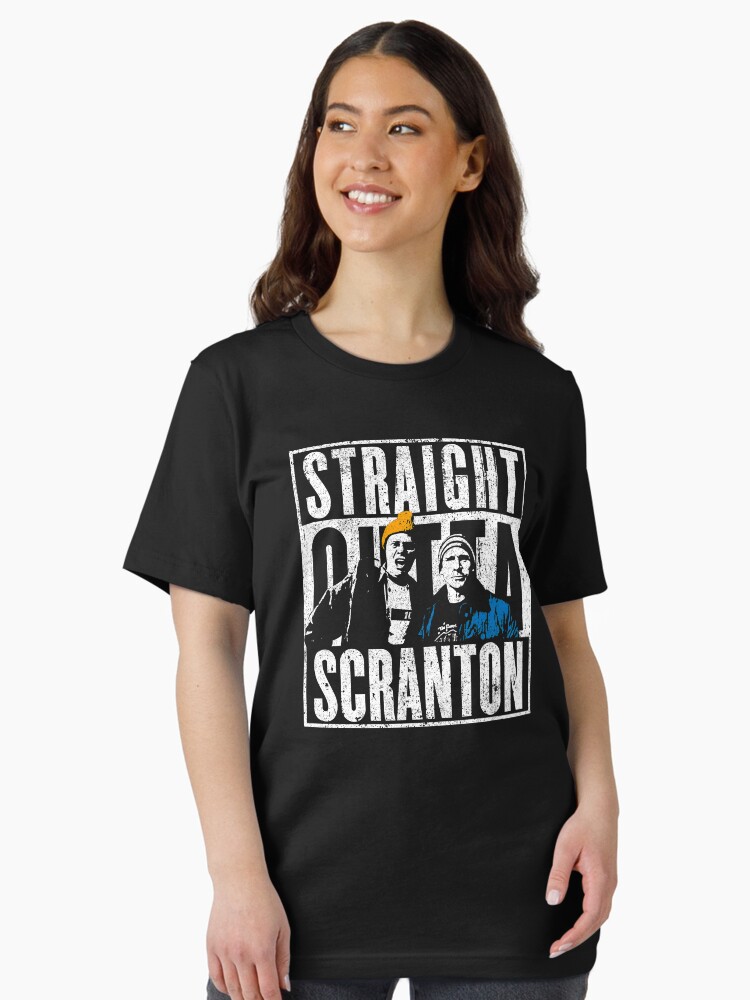 Thumbnail 1 of 7, Essential T-Shirt, Straight Outta Scranton - Lazy Scranton designed and sold by huckblade.