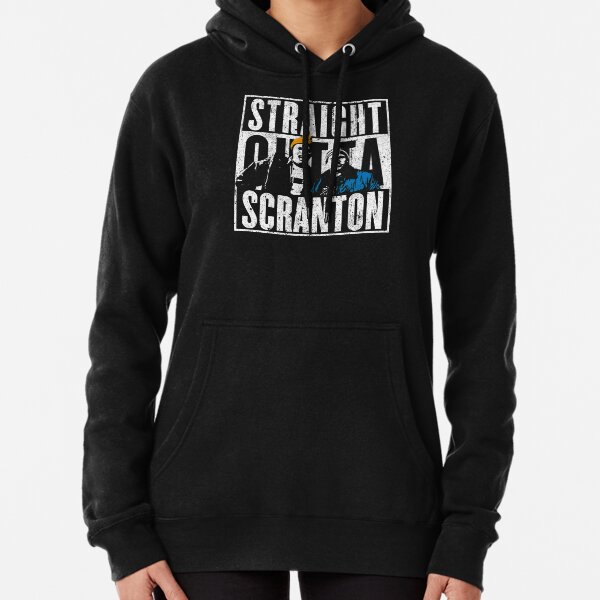 Straight Outta Scranton - Scranton paresseux Sweat à capuche épais