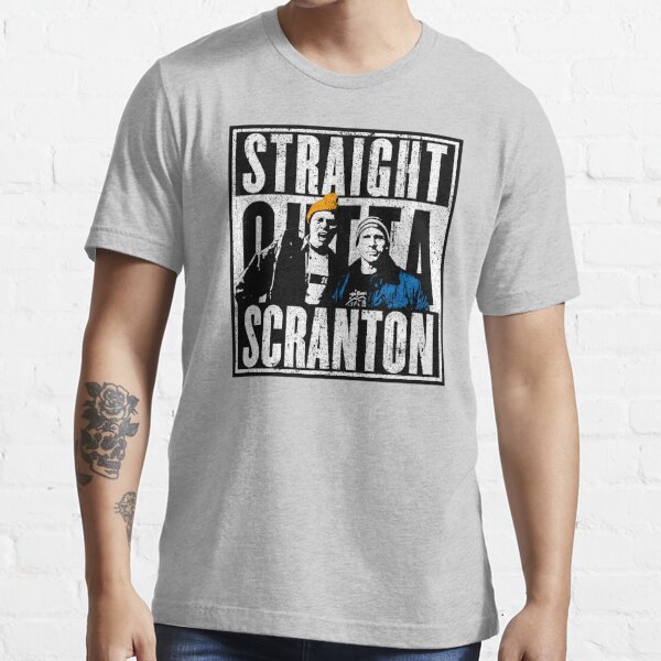 Straight Outta Scranton (Variant) - Lazy Scranton Essential T-Shirt