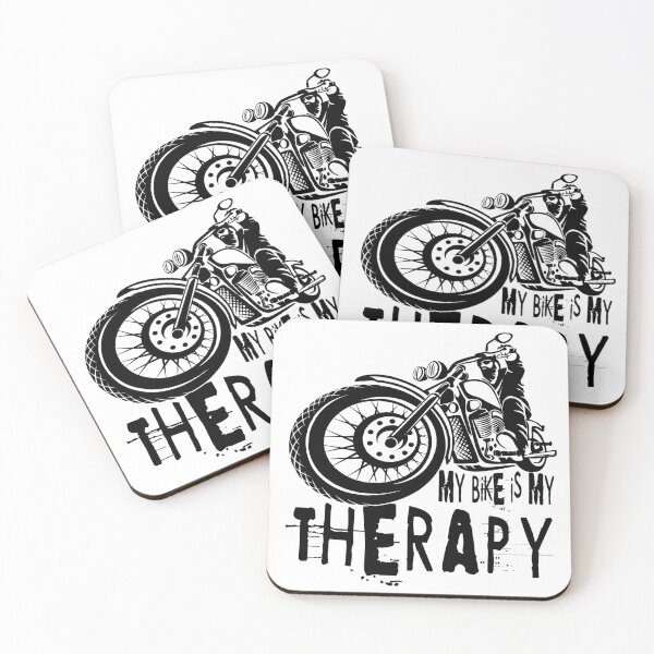 Item preview, My Bike Is My Therapy - Funny Motorbike Design designed and sold by SmartStyle.