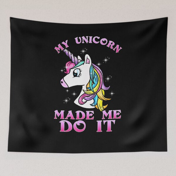 Item preview, Funny Unicorn Made Me Do It designed and sold by DBA-Dezines.