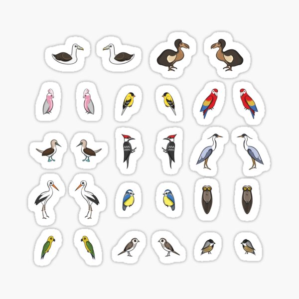 Item preview, Bird Sticker Sheet 2 designed and sold by edkis.