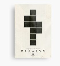 Dekalog-Filmplakat Metallbild