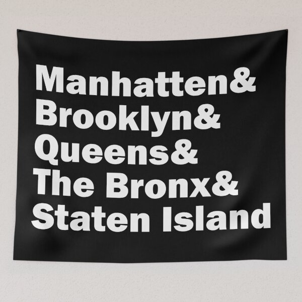 Item preview, The Five Boroughs of New York City designed and sold by lotusland.