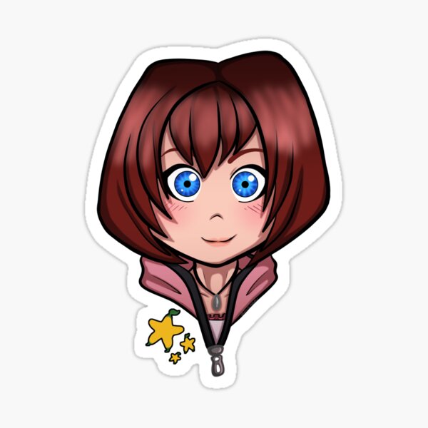 Vista previa del artículo con la obra «KH3 Kairi headshot», diseñado y vendido por SheenaTH.