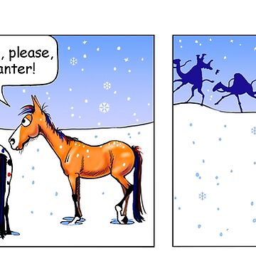 Artwork thumbnail, Fergus the Horse: "Three Wise Men" Comic Strip by Jean Abernethy