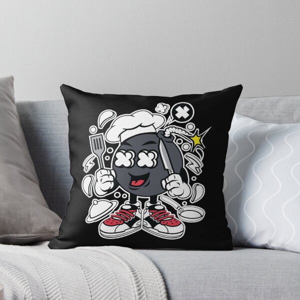 Item preview, Chef Bomb Cartoon Character - Funny illustration for people who cook with a Boom ! designed and sold by Nickelparis.
