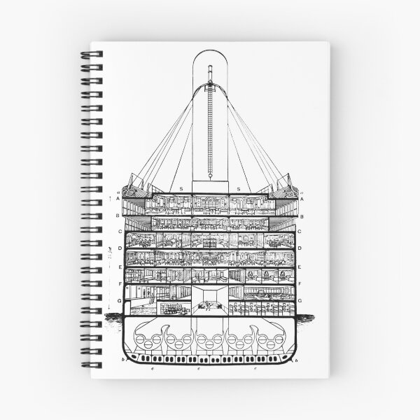Item preview, Titanic cross section designed and sold by ghxstdesigns.