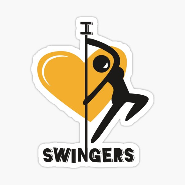 I <3 Swingers Sticker