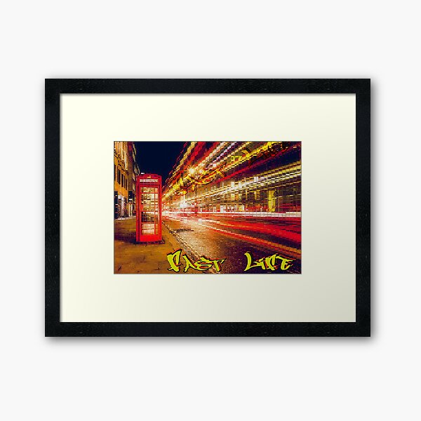 Fast Life Framed Art Print