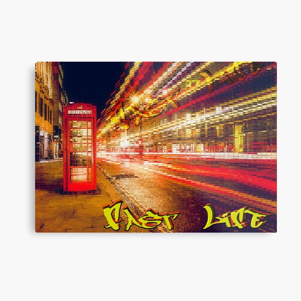 Fast Life Metal Print