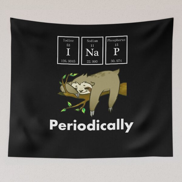 Item preview, Funny Science Sloth Shirt-I Nap Periodically designed and sold by DBA-Dezines.