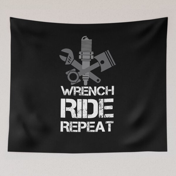 Item preview, Wrench Ride Repeat designed and sold by DBA-Dezines.