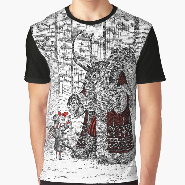 Vista previa del artículo con la obra «Un regalo para Krampus», diseñado y vendido por JELarson.