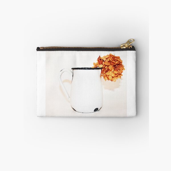 Item preview, dried hydrangea in enamel pitcher designed and sold by Lynne Prestebak.