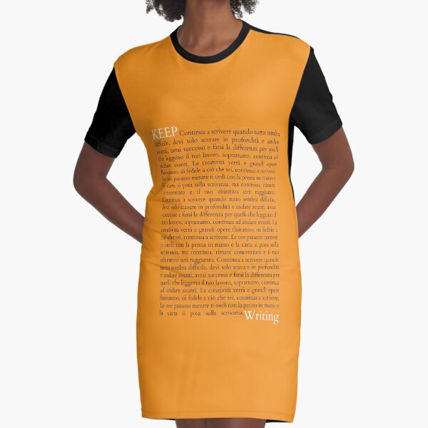 Graphic T-Shirt Dress