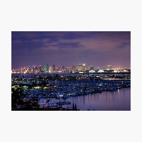 San Diego Skyline Photographic Print