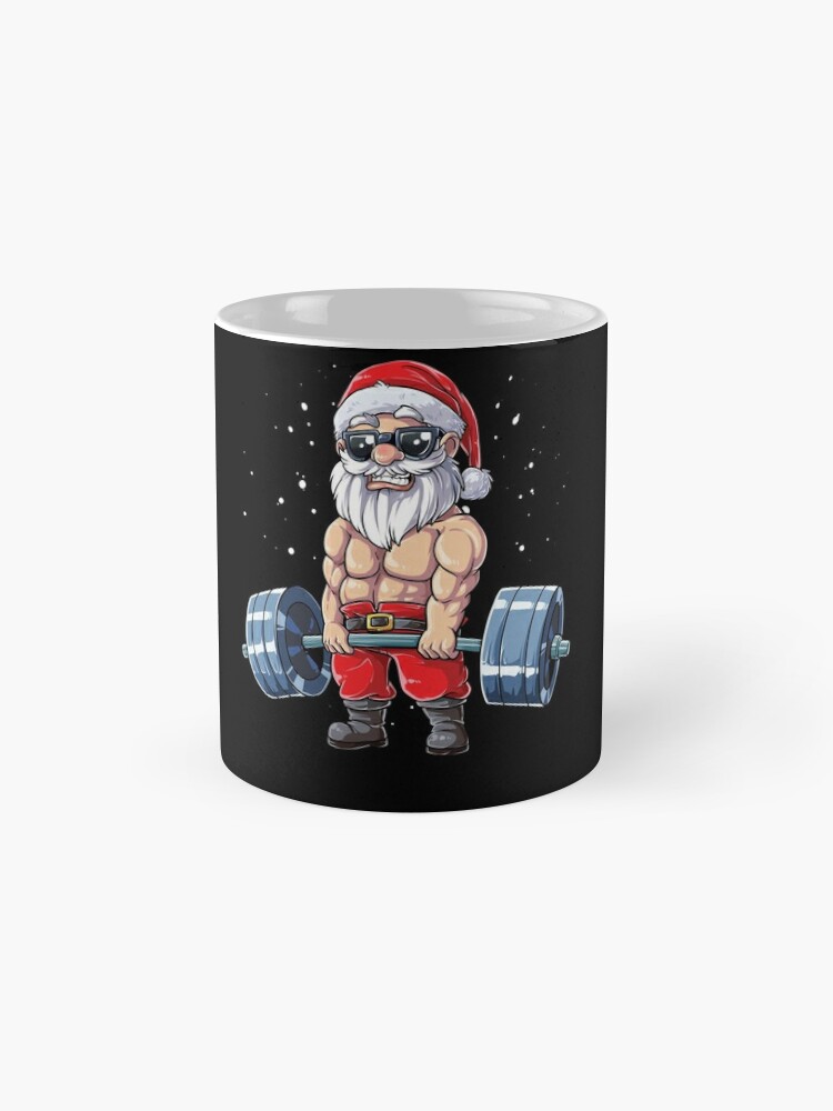 Fitness Christmas shirt Santa Deadlift Gym Xmas Men Gifts Essential  T-Shirt for Sale by LiqueGifts