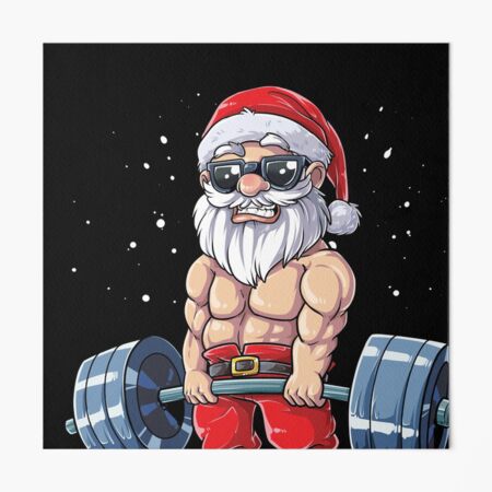 Fitness Christmas shirt Santa Deadlift Gym Xmas Men Gifts Lightweight  Sweatshirt for Sale by LiqueGifts