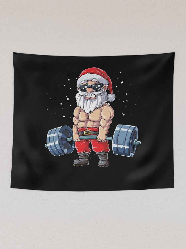 Fitness Christmas shirt Santa Deadlift Gym Xmas Men Gifts Lightweight  Sweatshirt for Sale by LiqueGifts