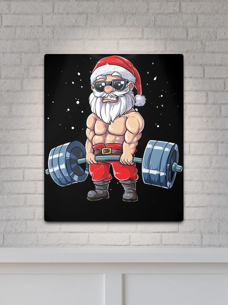 Fitness Christmas shirt Santa Deadlift Gym Xmas Men Gifts Lightweight  Sweatshirt for Sale by LiqueGifts