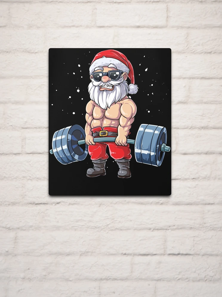Fitness Christmas shirt Santa Deadlift Gym Xmas Men Gifts Essential  T-Shirt for Sale by LiqueGifts