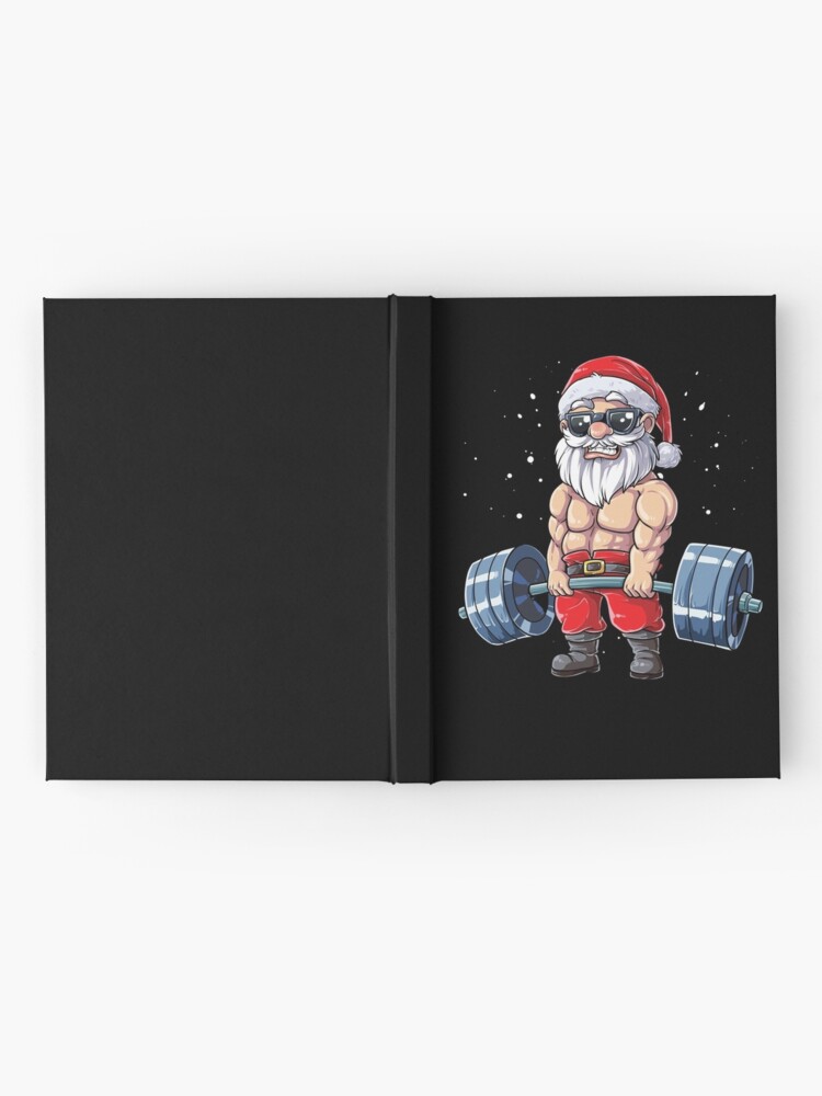 Fitness Christmas shirt Santa Deadlift Gym Xmas Men Gifts