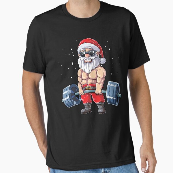 Artikel-Vorschau von Fitness-Weihnachtshemd Santa Deadlift Gymnastik-Weihnachtsmann-Geschenke, designt und verkauft von LiqueGifts.