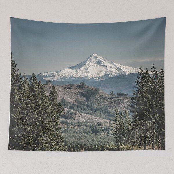 Item preview, Vintage Mount Hood Oregon Forest and Mountains designed and sold by artcascadia.