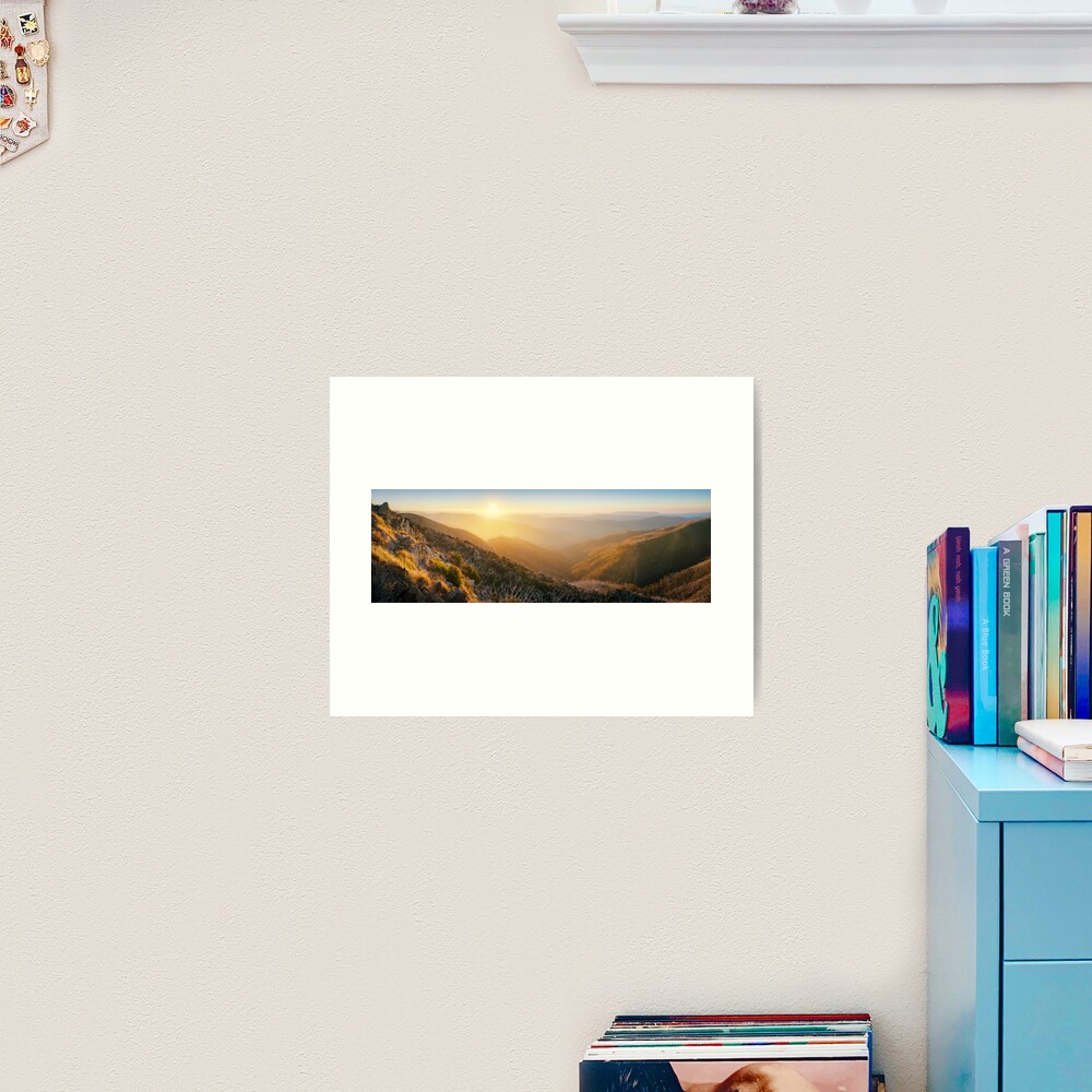 On the Razorback, Mt Hotham, Victoria, Australia Art Print