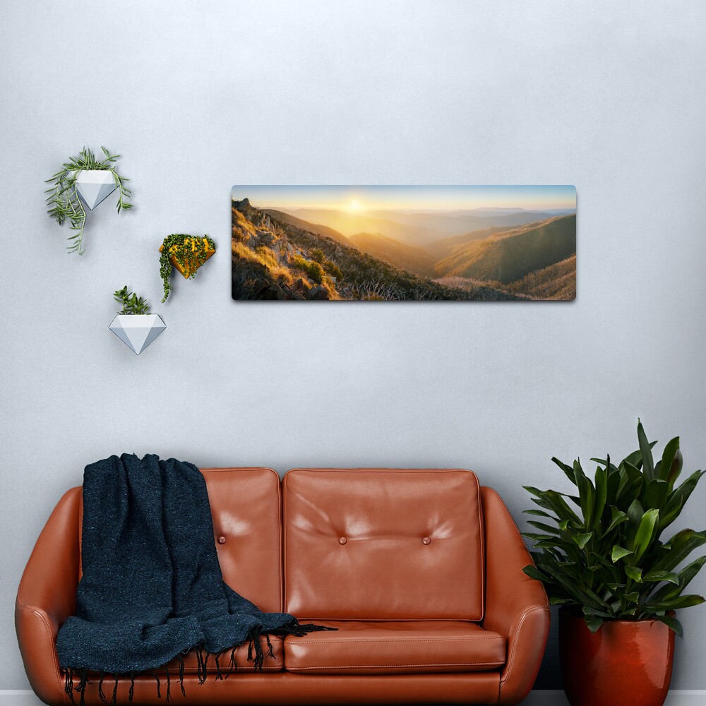 On the Razorback, Mt Hotham, Victoria, Australia Metal Print